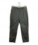 Graphpaperグラフペーパー）の古着「SOLOTEX TWILL WIDE CHEF PANTS」｜グリーン