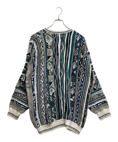 Florence Tricot（フローレンストリコット）FLORENCE TRICOT (フローレンストリコット) 3Dニット グリーン サイズ:XLの古着・服飾アイテム