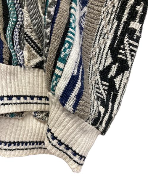 Florence Tricot（フローレンストリコット）FLORENCE TRICOT (フローレンストリコット) 3Dニット グリーン サイズ:XLの古着・服飾アイテム