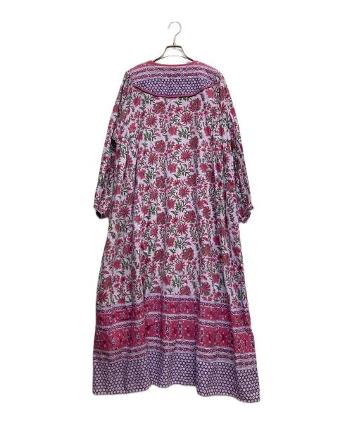 freada（フリーダ）Freada (フリーダ) インドキルトワンピース パープル サイズ:Freeの古着・服飾アイテム