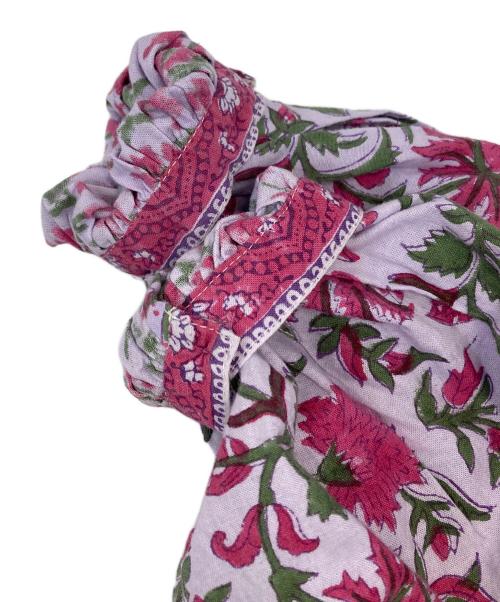 freada（フリーダ）Freada (フリーダ) インドキルトワンピース パープル サイズ:Freeの古着・服飾アイテム