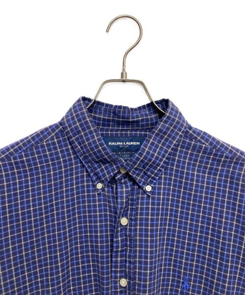 POLO RALPH LAUREN（ポロ・ラルフローレン）POLO RALPH LAUREN (ポロ・ラルフローレン) ボタンダウンシャツ ブルー サイズ:XLの古着・服飾アイテム