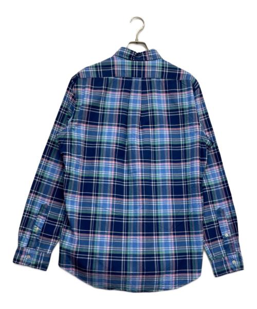 POLO RALPH LAUREN（ポロ・ラルフローレン）POLO RALPH LAUREN (ポロ・ラルフローレン) ボタンダウンシャツ ブルー サイズ:Lの古着・服飾アイテム