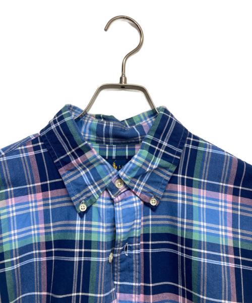 POLO RALPH LAUREN（ポロ・ラルフローレン）POLO RALPH LAUREN (ポロ・ラルフローレン) ボタンダウンシャツ ブルー サイズ:Lの古着・服飾アイテム