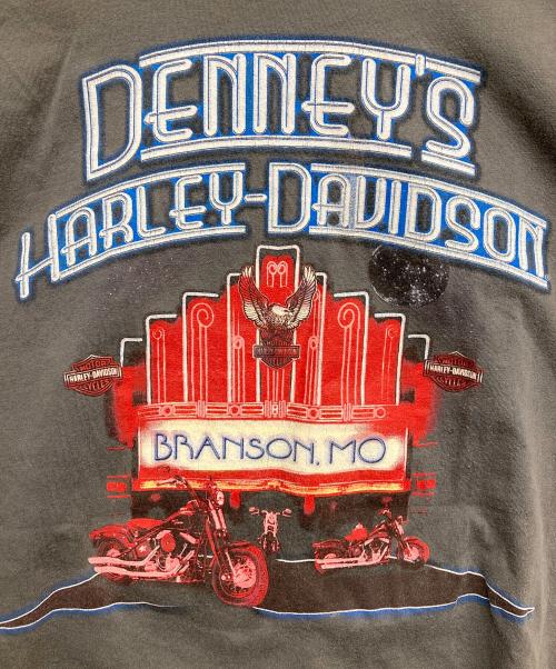 HARLEY-DAVIDSON（ハーレーダビッドソン）HARLEY-DAVIDSON (ハーレーダビッドソン) プリントTシャツ ブラック サイズ:2X-LARGEの古着・服飾アイテム