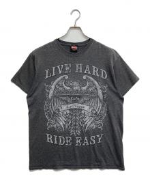 HARLEY-DAVIDSON（ハーレーダビッドソン）の古着「プリントTシャツ」｜グレー
