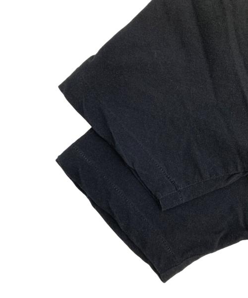 YOHJI YAMAMOTO（ヨウジヤマモト）YOHJI YAMAMOTO (ヨウジヤマモト) HIGH GAUGE COTTON JERSEY ROUND NECK SHORT SLV T ブラック サイズ:2の古着・服飾アイテム