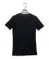 YOHJI YAMAMOTO (ヨウジヤマモト) HIGH GAUGE COTTON JERSEY ROUND NECK SHORT SLV T ブラック サイズ:2：8000円