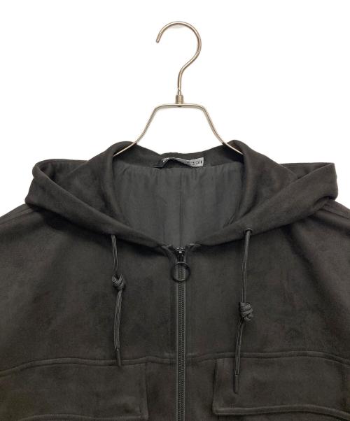 ZARA（ザラ）ZARA (ザラ) フェイクスエードパーカー ブラウン サイズ:Mの古着・服飾アイテム