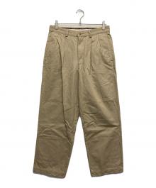 POLO RALPH LAUREN（ポロ・ラルフローレン）の古着「ツータックパンツ」｜ベージュ