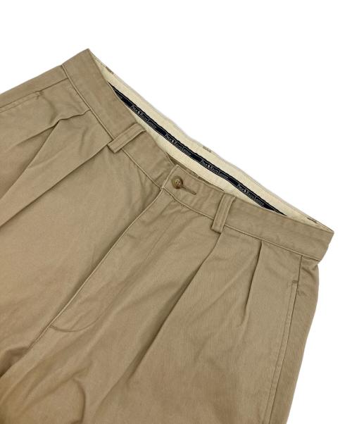 POLO RALPH LAUREN（ポロ・ラルフローレン）POLO RALPH LAUREN (ポロ・ラルフローレン) ツータックパンツ ベージュ サイズ:W32の古着・服飾アイテム