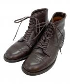 Aldenオールデン）の古着「キャップトゥブーツ」｜ブラウン