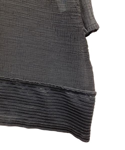 me ISSEY MIYAKE（ミーイッセイ ミヤケ）me ISSEY MIYAKE (ミーイッセイ ミヤケ) チュニックブラウス ブラック サイズ:-の古着・服飾アイテム