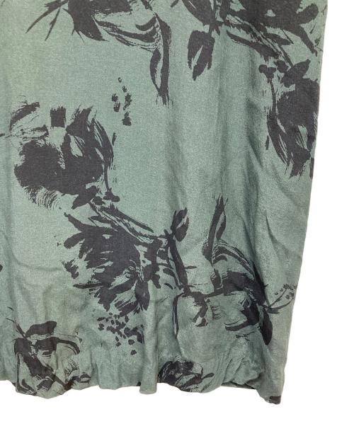 SACRA（サクラ）SACRA (サクラ) キャミワンピース総柄キャミソールワンピース グリーン サイズ:38の古着・服飾アイテム