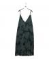SACRA (サクラ) キャミワンピース総柄キャミソールワンピース グリーン サイズ:38：7000円
