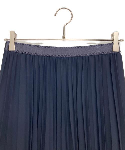 ANAYI（アナイ）ANAYI (アナイ) バックサテンアムンゼンプリーツスカート ネイビー サイズ:38の古着・服飾アイテム