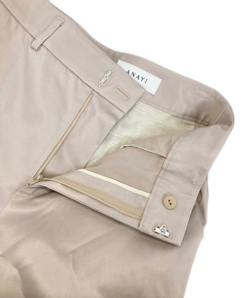 ANAYI（アナイ）ANAYI (アナイ) センタープレスパンツ ピンク サイズ:38の古着・服飾アイテム