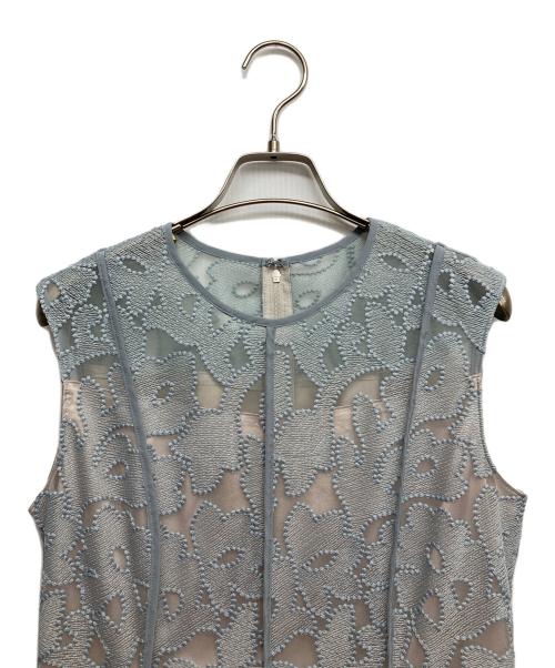 ANAYI（アナイ）ANAYI (アナイ) ノースリーブワンピース ベージュ サイズ:38の古着・服飾アイテム