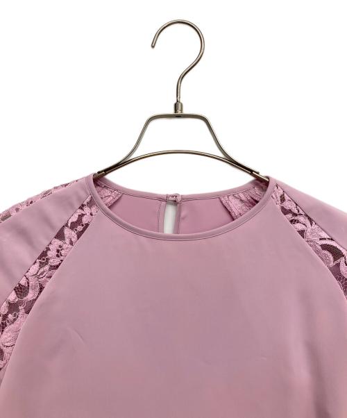 ANAYI（アナイ）ANAYI (アナイ) レースカットソー ピンク サイズ:38の古着・服飾アイテム