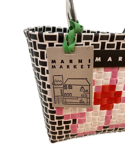 MARNI（マルニ）MARNI (マルニ) MARKET FLOWER CAFE カゴバッグ ブラックの古着・服飾アイテム