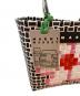 中古・古着 MARNI (マルニ) MARKET FLOWER CAFE カゴバッグ ブラック：18000円