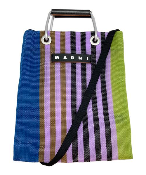 MARNI（マルニ）MARNI (マルニ) 2WAYショルダーバッグ パープルの古着・服飾アイテム