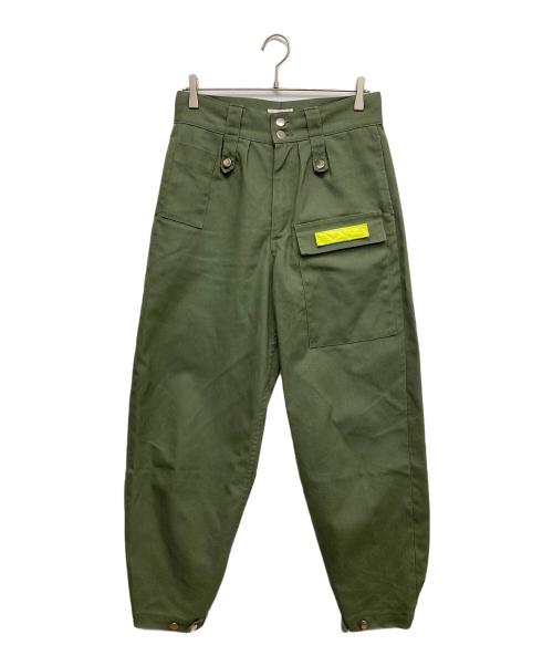LANDLORD（ランドロード）LANDLORD (ランドロード) ワイドパンツ グリーン サイズ:Sの古着・服飾アイテム