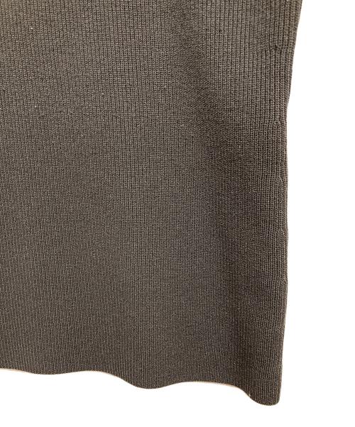 ESTNATION（エストネーション）ESTNATION (エストネーション) アシンメトリーカッティニット ブラック サイズ:FREEの古着・服飾アイテム
