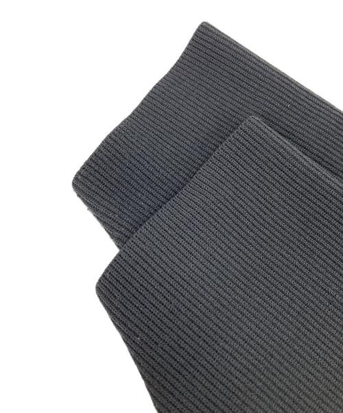 ESTNATION（エストネーション）ESTNATION (エストネーション) アシンメトリーカッティニット ブラック サイズ:FREEの古着・服飾アイテム
