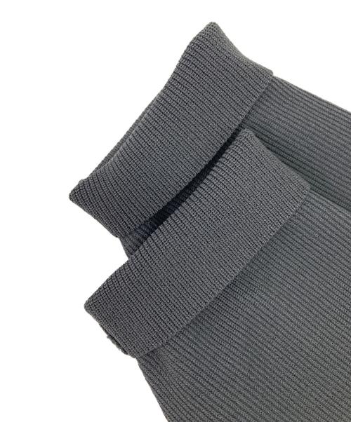 ESTNATION（エストネーション）ESTNATION (エストネーション) アシンメトリーカッティニット ブラック サイズ:FREEの古着・服飾アイテム