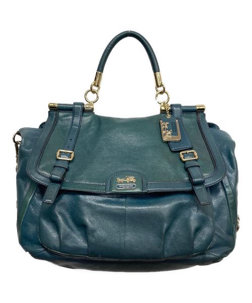 COACH（コーチ）COACH (コーチ) 2WAYバッグ ブルーの古着・服飾アイテム