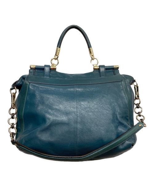 COACH（コーチ）COACH (コーチ) 2WAYバッグ ブルーの古着・服飾アイテム