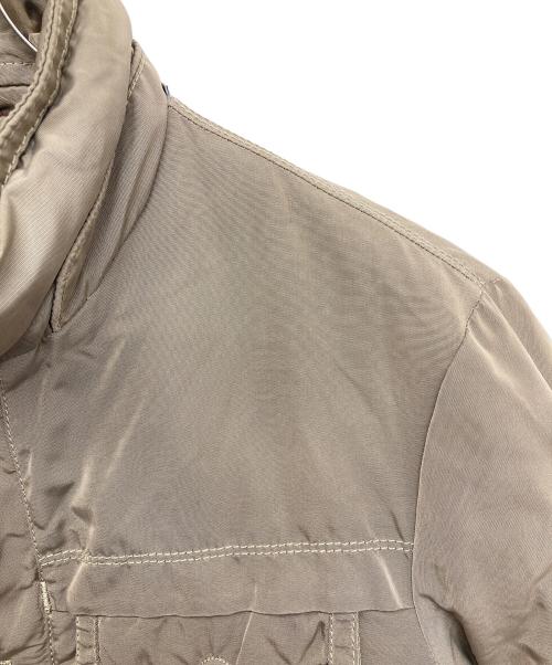 PEUTEREY（ピューテリー）PEUTEREY (ピューテリー) ラビットファーダウンジャケット ブラウン サイズ:48の古着・服飾アイテム