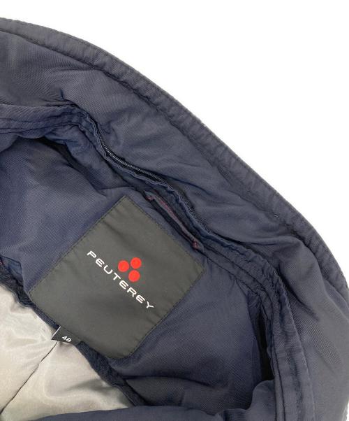 PEUTEREY（ピューテリー）PEUTEREY (ピューテリー) ラビットファーダウンジャケット ネイビー サイズ:48の古着・服飾アイテム