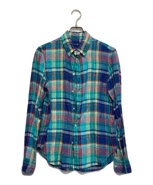 POLO RALPH LAUREN（ポロ・ラルフローレン）POLO RALPH LAUREN (ポロ・ラルフローレン) 長袖シャツ ブルー サイズ:Mの古着・服飾アイテム