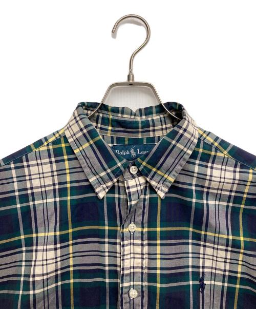 RALPH LAUREN（ラルフローレン）RALPH LAUREN (ラルフローレン) 長袖シャツ グリーン サイズ:Lの古着・服飾アイテム