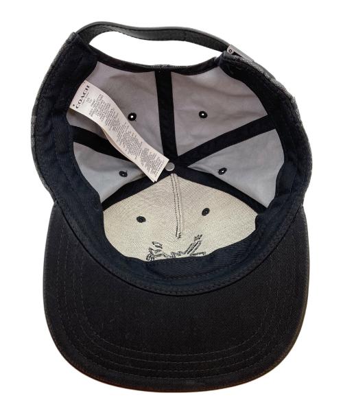 COACH（コーチ）COACH (コーチ) Keith Haring キャップ ブラックの古着・服飾アイテム