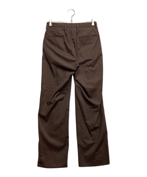 VALAARD（バラード）VALAARD (バラード) ツータックパンツ ブラウン サイズ:42の古着・服飾アイテム
