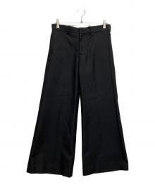 SASQUATCHfabrix.（サスクワッチファブリックス）の古着「FLARE SHILHOUETTE SLACKS」｜ブラック