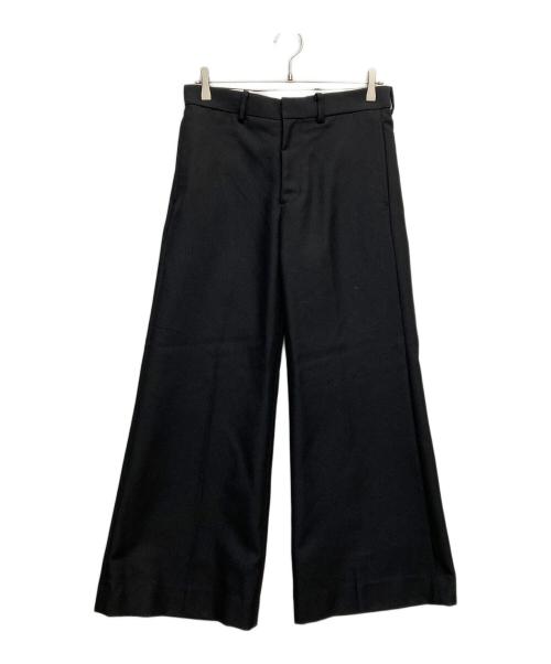 SASQUATCHfabrix.（サスクワッチファブリックス）SASQUATCHfabrix. (サスクワッチファブリックス) FLARE SHILHOUETTE SLACKS ブラック サイズ:Sの古着・服飾アイテム