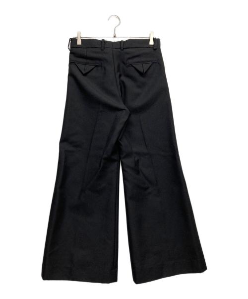 SASQUATCHfabrix.（サスクワッチファブリックス）SASQUATCHfabrix. (サスクワッチファブリックス) FLARE SHILHOUETTE SLACKS ブラック サイズ:Sの古着・服飾アイテム