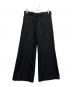 SASQUATCHfabrix.（サスクワッチファブリックス）の古着「FLARE SHILHOUETTE SLACKS」｜ブラック