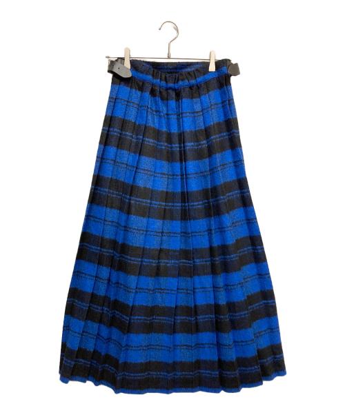 O'NEIL OF DUBLIN（オニールオブダブリン）O'NEIL OF DUBLIN (オニールオブダブリン) ウールスカート ブルー サイズ:F38の古着・服飾アイテム
