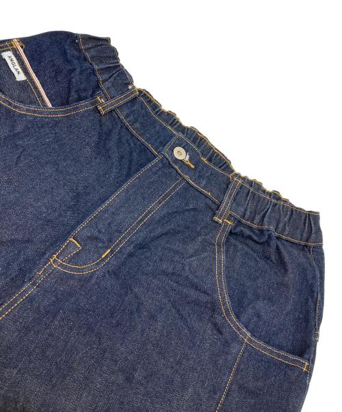 ANGLAN（アングラン）ANGLAN (アングラン) ターンアップ セルビッジ ロールアップ デニム ハーフパンツ インディゴ サイズ:Fの古着・服飾アイテム