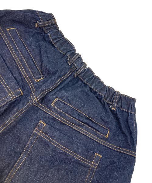 ANGLAN（アングラン）ANGLAN (アングラン) ターンアップ セルビッジ ロールアップ デニム ハーフパンツ インディゴ サイズ:Fの古着・服飾アイテム