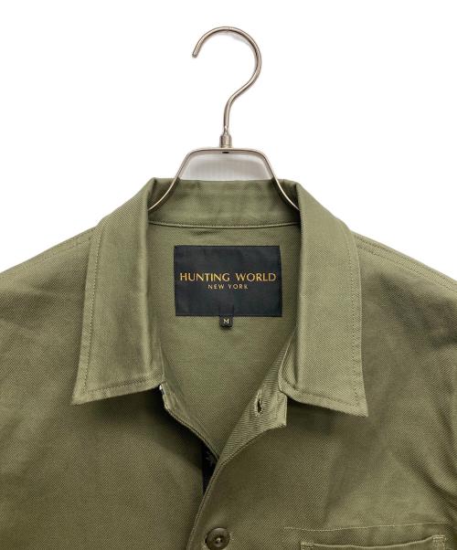 HUNTING WORLD（ハンティングワールド）HUNTING WORLD (ハンティングワールド) コットンジャケット オリーブ サイズ:Mの古着・服飾アイテム