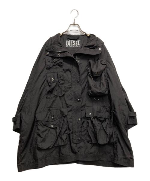 DIESEL（ディーゼル）DIESEL (ディーゼル) ミリタリージャケット ブラック サイズ:XSの古着・服飾アイテム