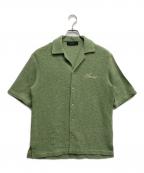 AMIRIアミリ）の古着「OPEN MESH SHIMMER SHIRT」｜グリーン