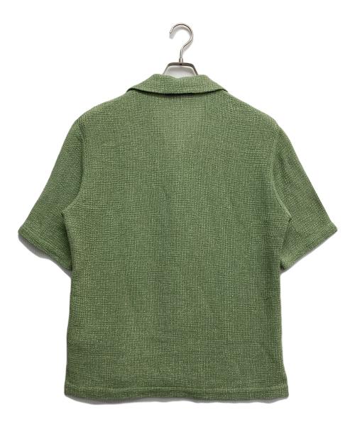 AMIRI（アミリ）AMIRI (アミリ) OPEN MESH SHIMMER SHIRT グリーン サイズ:Sの古着・服飾アイテム