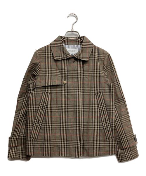 MACKINTOSH PHILOSOPHY（マッキントッシュ フィロソフィー）MACKINTOSH PHILOSOPHY (マッキントッシュ フィロソフィー) ショートトレンチコート ブラウン サイズ:38の古着・服飾アイテム